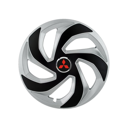 Set 4 capace roti Rex Gri-Negru R14 Compatibil Cu Mitsubishi