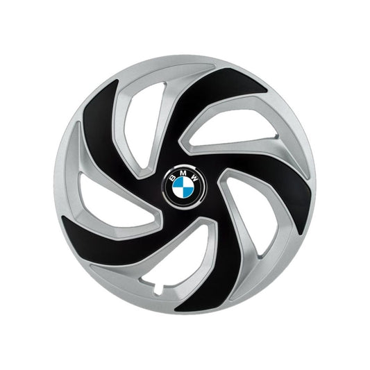 Set 4 capace roti Rex Gri-Negru R15 Compatibil Cu BMW