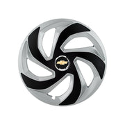 Set 4 capace roti Rex Gri-Negru R15 Compatibil Cu Chevrolet