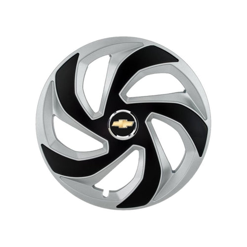Set 4 capace roti Rex Gri-Negru R16 Compatibil Cu Chevrolet