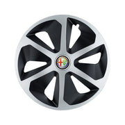 Set 4 capace roti Roco Gri-Negru R13 pentru gama auto Alfa Romeo