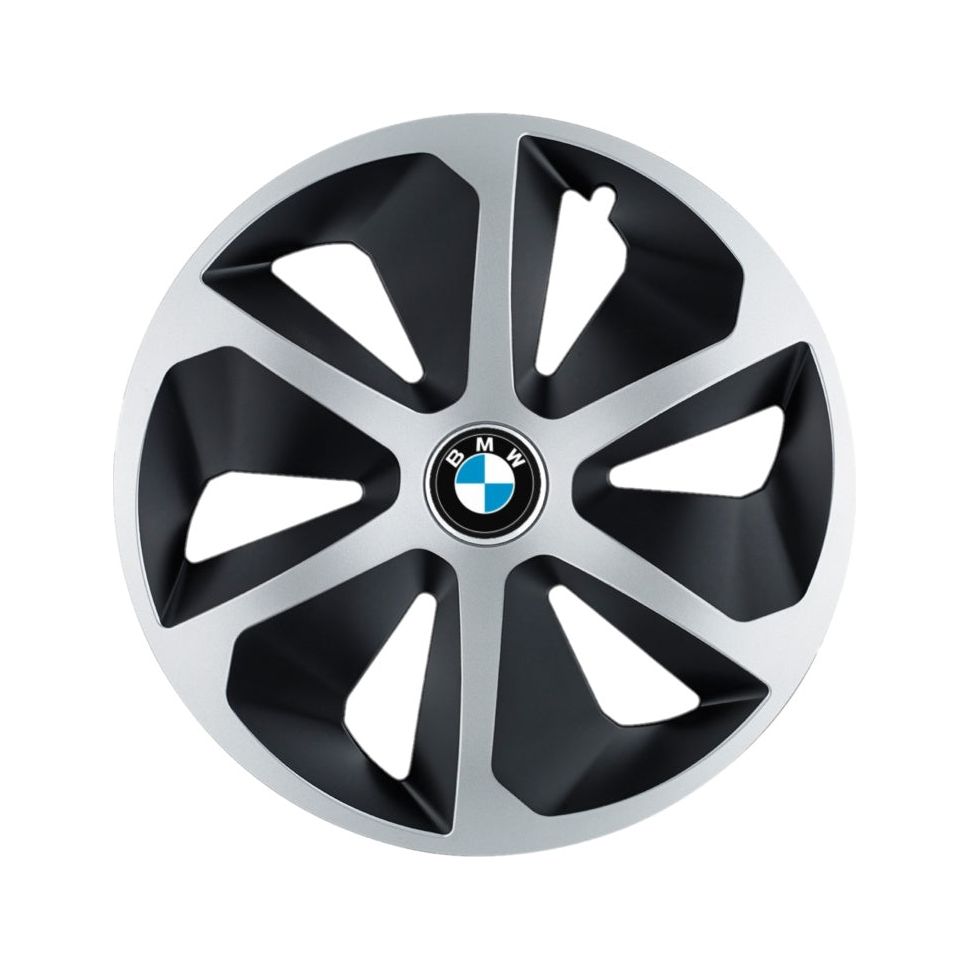Комплект 4 таса Roco Сиво-Черен R13 за автомобили BMW