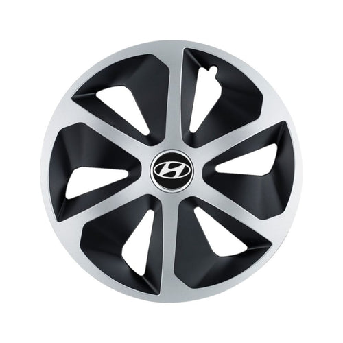 Set 4 capace roti Roco Gri-Negru R13 pentru gama auto Hyundai