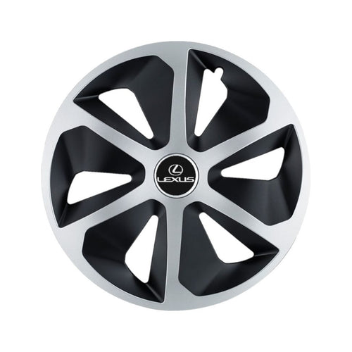 Set 4 capace roti Roco Gri-Negru R13 pentru gama auto Lexus