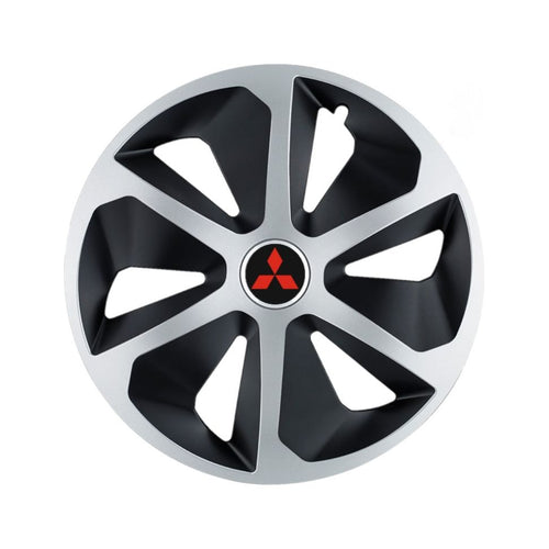 Set 4 capace roti Roco Gri-Negru R13 pentru gama auto Mitsubishi