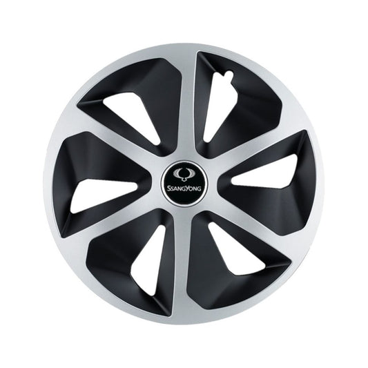 Set 4 capace roti Roco Gri-Negru R13 pentru gama auto SsangYong
