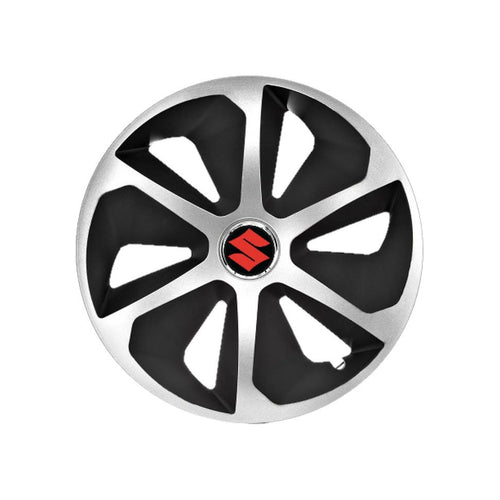 Set 4 capace roti Roco Gri-Negru R13 pentru gama auto Suzuki