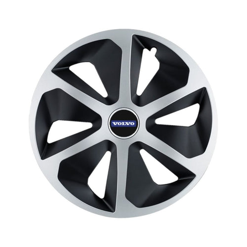 Set 4 capace roti Roco Gri-Negru R13 pentru gama auto Volvo