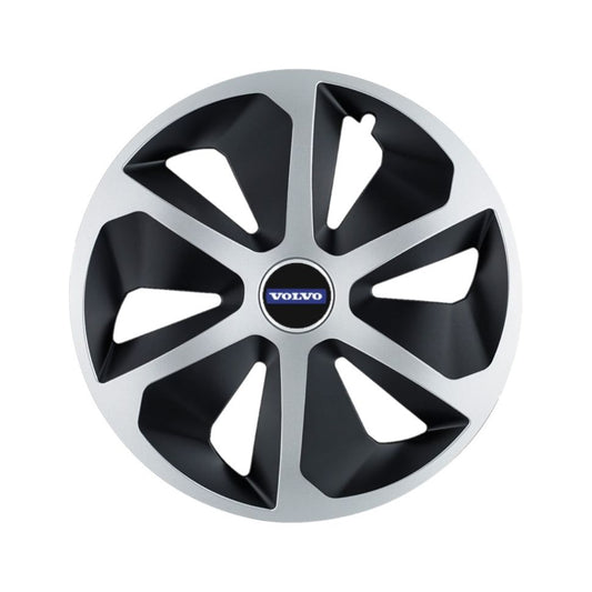 Set 4 capace roti Roco Gri-Negru R13 pentru gama auto Volvo