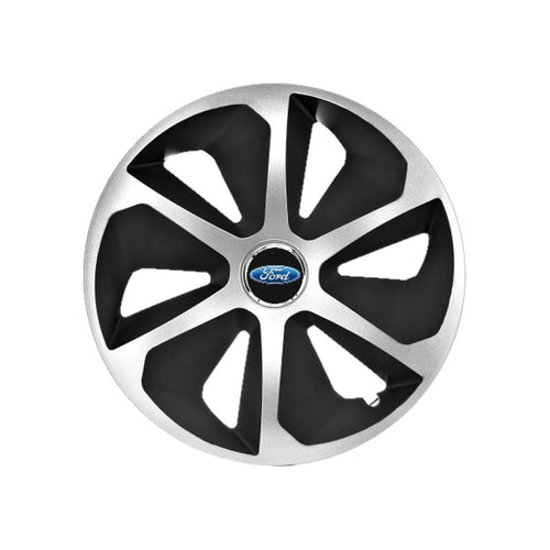 Комплект 4 таса Roco Сиво-Черен R14 Съвместими с Ford