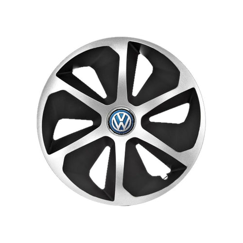 Комплект 4 таса Roco Сиво-Черен R14 съвместими с VW