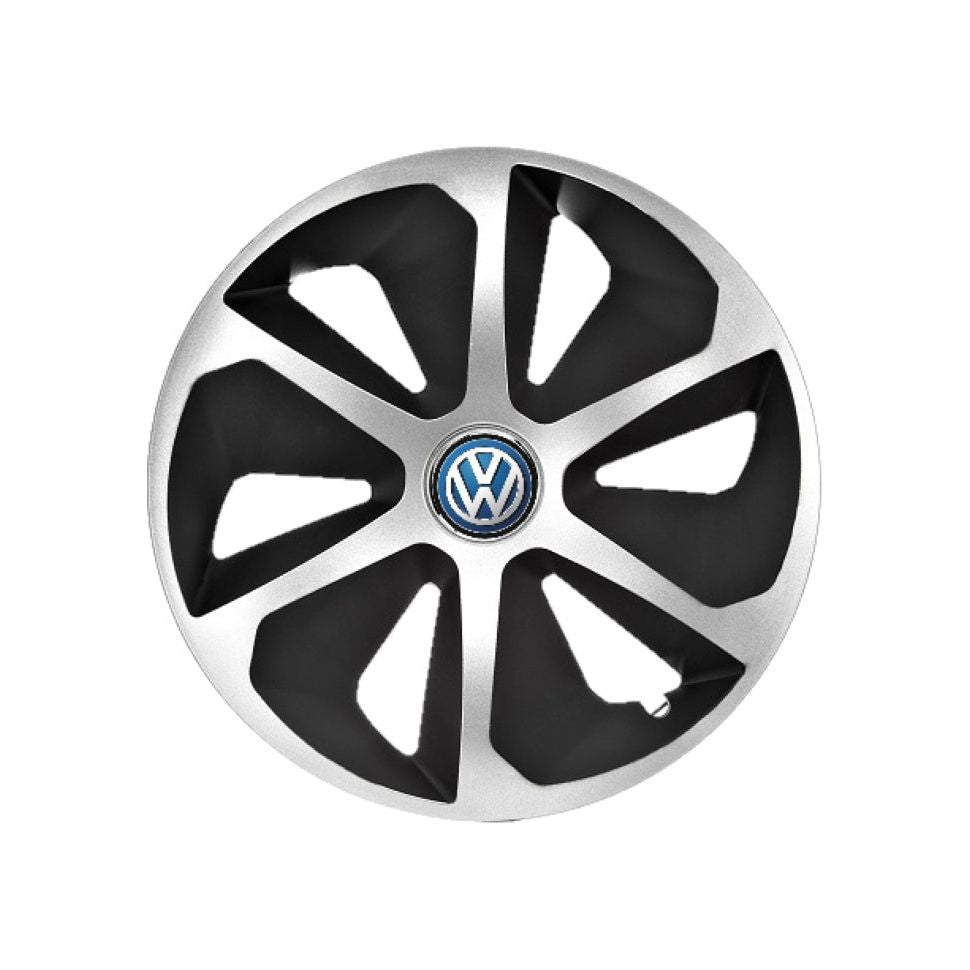 Set 4 capace roti Roco Gri-Negru R16 Compatibil Cu VW