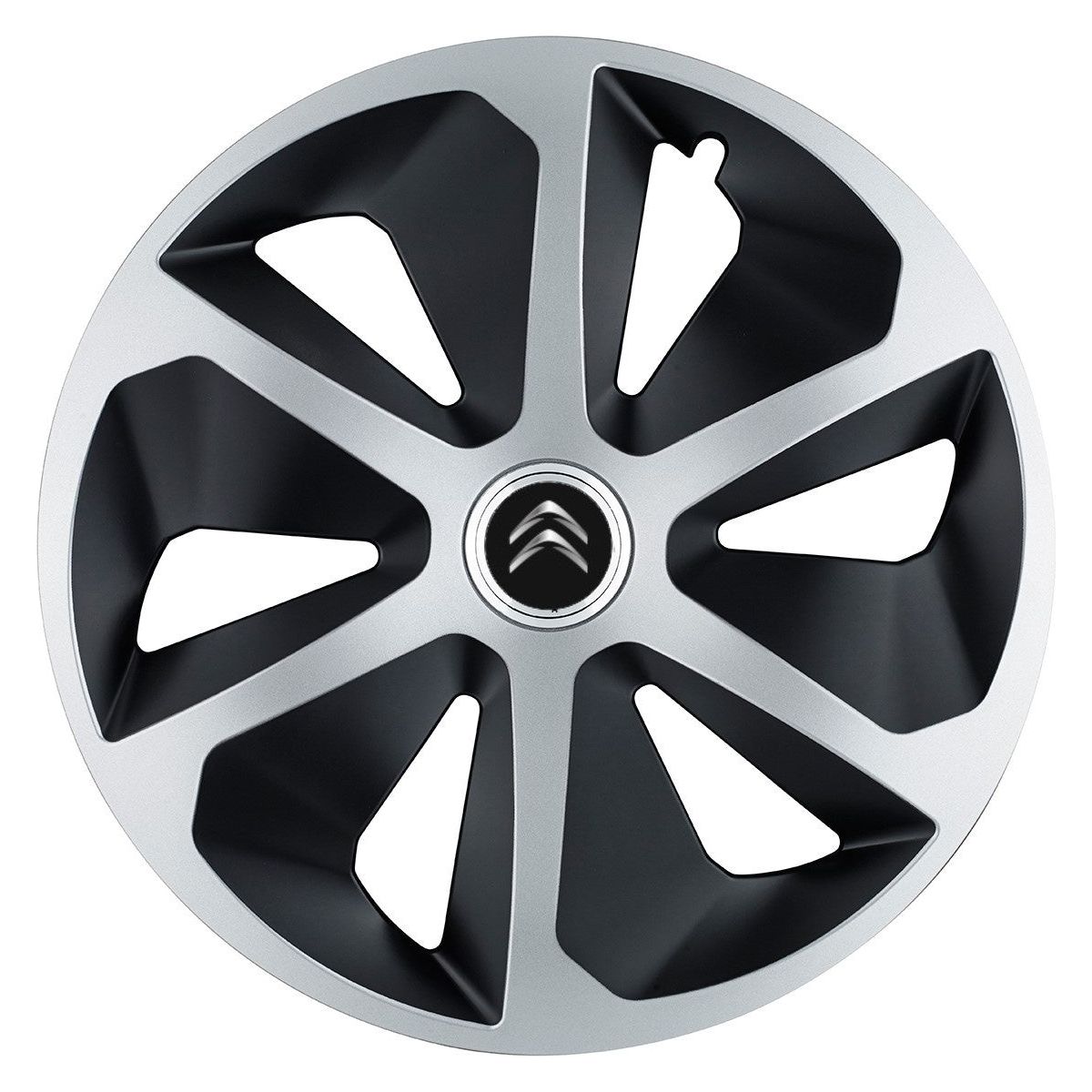 Set 4 capace roti Roco Gri-Negru R17 pentru gama auto Citroen