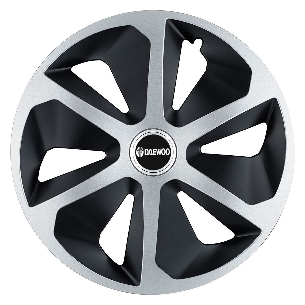 Set 4 capace roti Roco Gri-Negru R17 pentru gama auto Daewoo