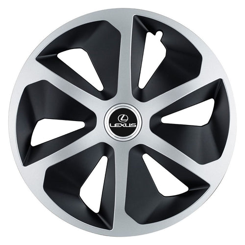 Set 4 capace roti Roco Gri-Negru R17 pentru gama auto Lexus