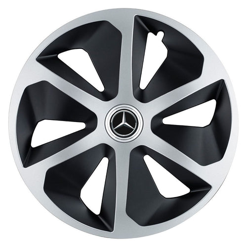 Комплект 4 таса Roco Сиво-Черен R17 за автомобили Mercedes-Benz