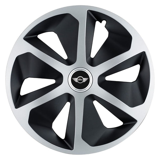 Set 4 capace roti Roco Gri-Negru R17 pentru gama auto Mini