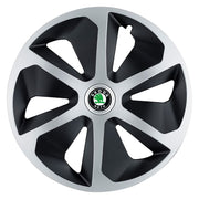 Set 4 capace roti Roco Gri-Negru R17 pentru gama auto Skoda