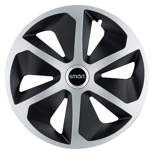 Комплект 4 таса Roco Сиво-черно R17 за автомобили Smart