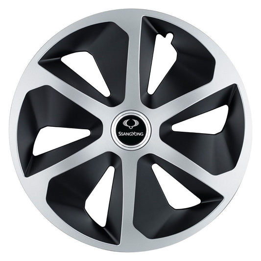 Set 4 capace roti Roco Gri-Negru R17 pentru gama auto SsangYoung