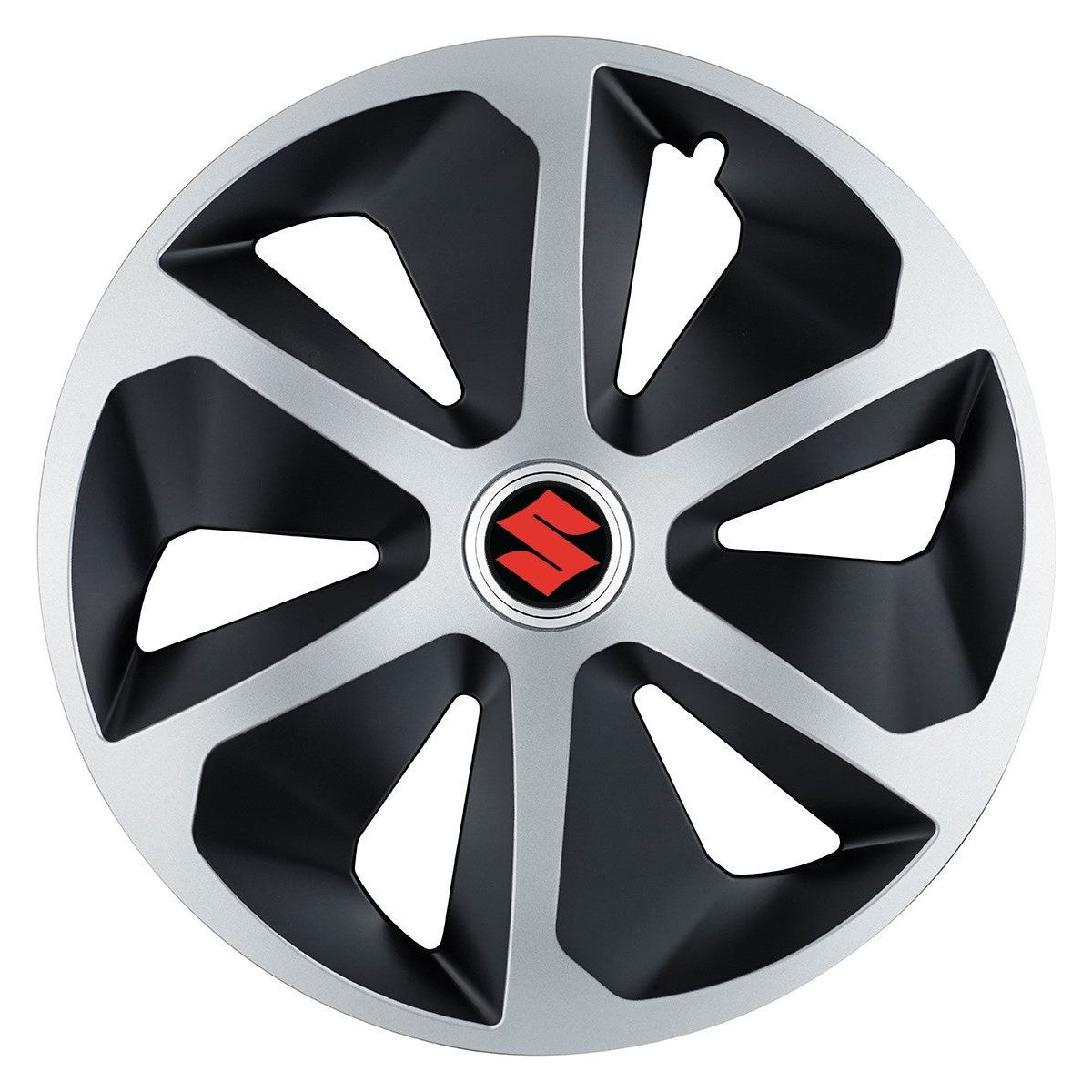 Set 4 capace roti Roco Gri-Negru R17 pentru gama auto Suzuki