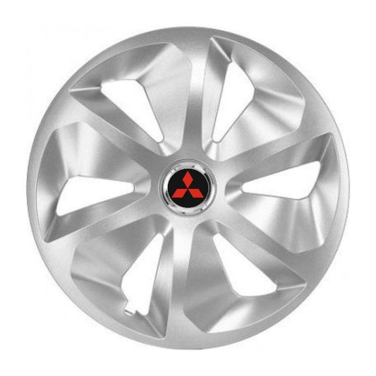 Set 4 Capace Roti Roco Gri R14, pentru Mitsubishi