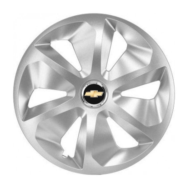 Set 4 Capace Roti Roco Gri R15, pentru Chevrolet