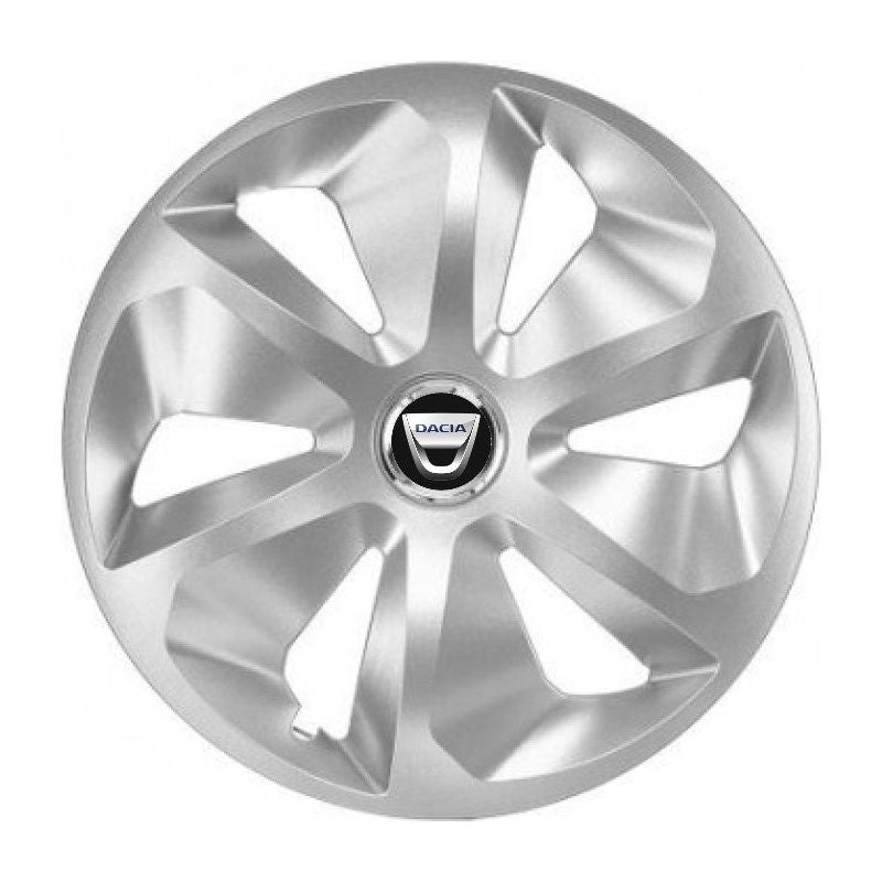 Set 4 Capace Roti Roco Gri R15, pentru Dacia