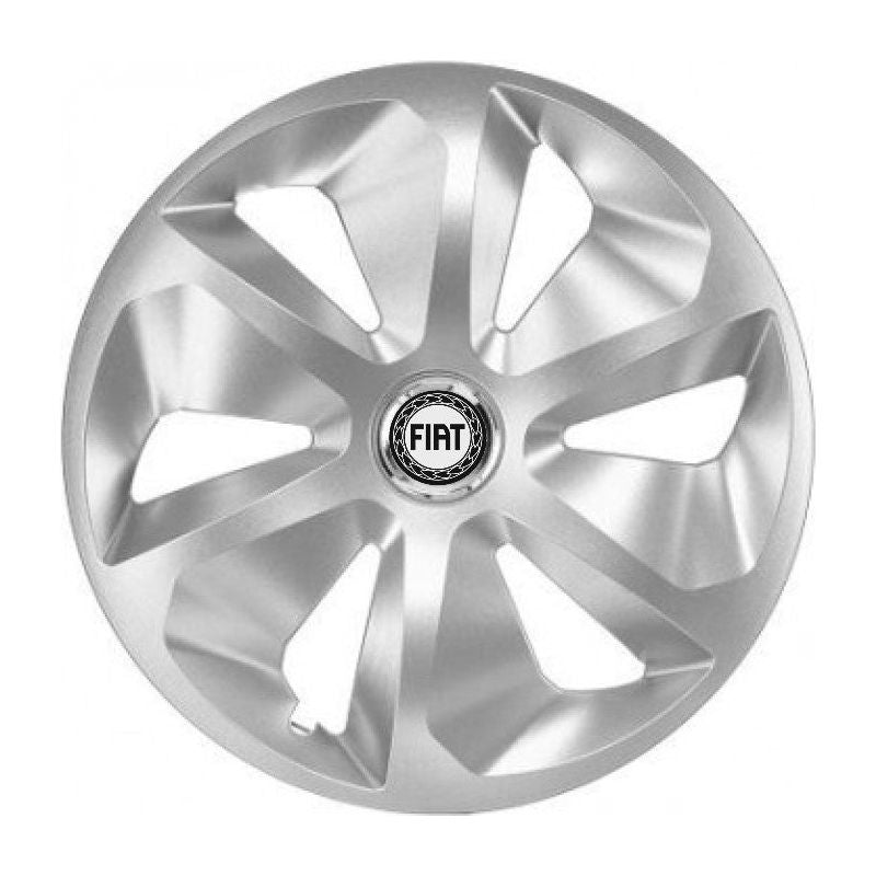 Set 4 Capace Roti Roco Gri R15, pentru Fiat