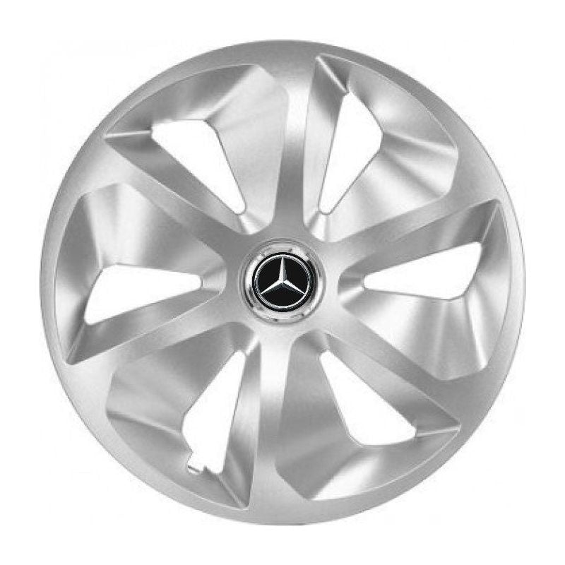 4 darabos Roco szürke kerékborítás készlet R15, Mercedes-Benzhez