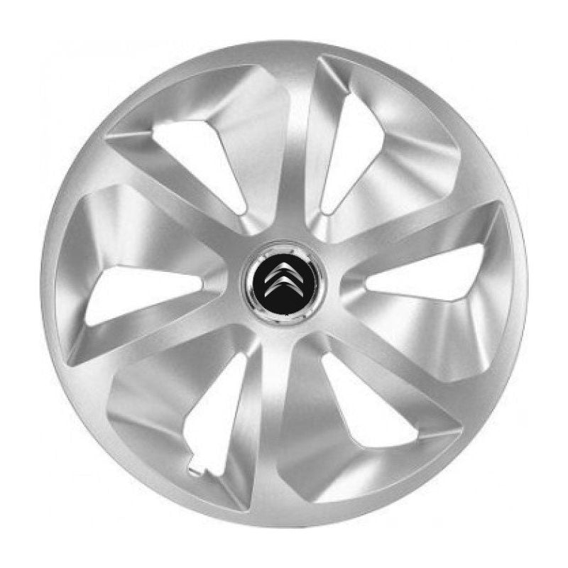 Set 4 Capace Roti Roco Gri R16, pentru Citroen