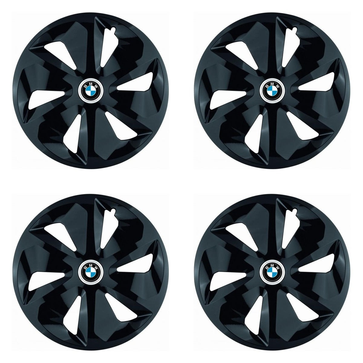 Set 4 Capace Roti Roco Negru R14, pentru BMW, model roco negru