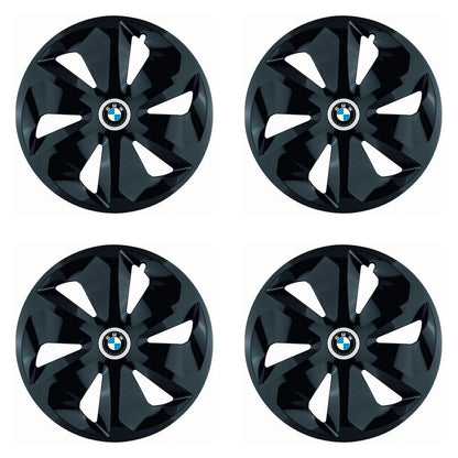 Set 4 Capace Roti Roco Negru R14, pentru BMW, model roco negru