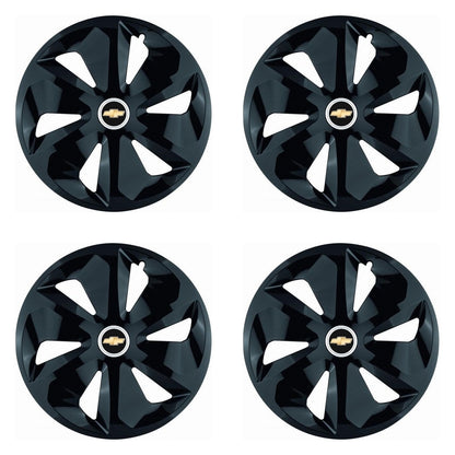 Set 4 Capace Roti Roco Negru R14, pentru Chevrolet, model roco negru