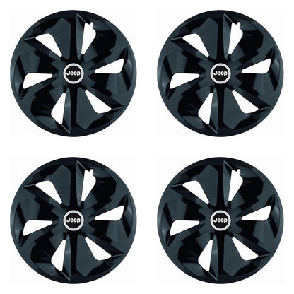 Set 4 Capace Roti Roco Negru R14, pentru Jeep