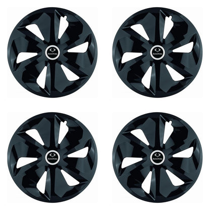Set 4 Capace Roti Roco Negru R14, pentru SsangYoung