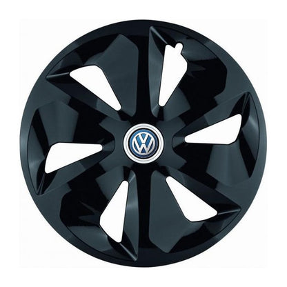 4 darabos Roco fekete kerékszett R14, Volkswagenhez