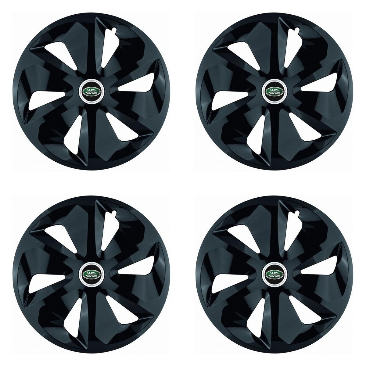 Set 4 Capace Roti Roco Negru R15, pentru Land Rover
