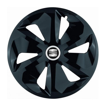 Set 4 Capace Roti Roco Negru R15, pentru Seat