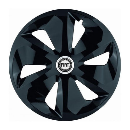 Комплект 4 таса Roco черни R16, за Fiat