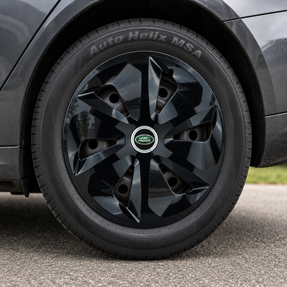 Set 4 Capace Roti Roco Negru R16, pentru Land Rover