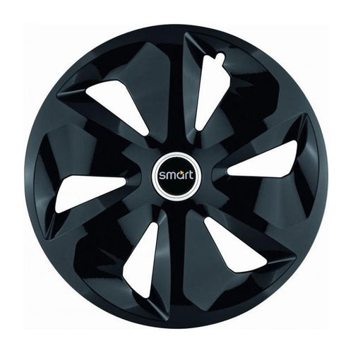 Set 4 Capace Roti Roco Negru R16, pentru Smart