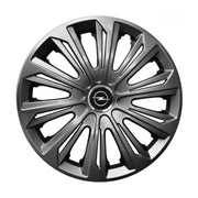 Set 4 capace roti strong grafit R14 Compatibil Cu Opel