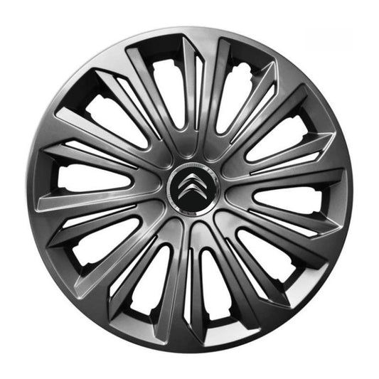 Set 4 capace roti strong grafit R16 Compatibil Cu Citroen