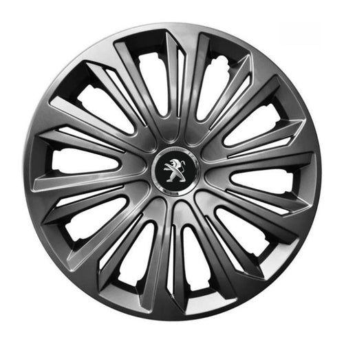 Комплект 4 таса, стоманен графит R16, съвместими с Peugeot