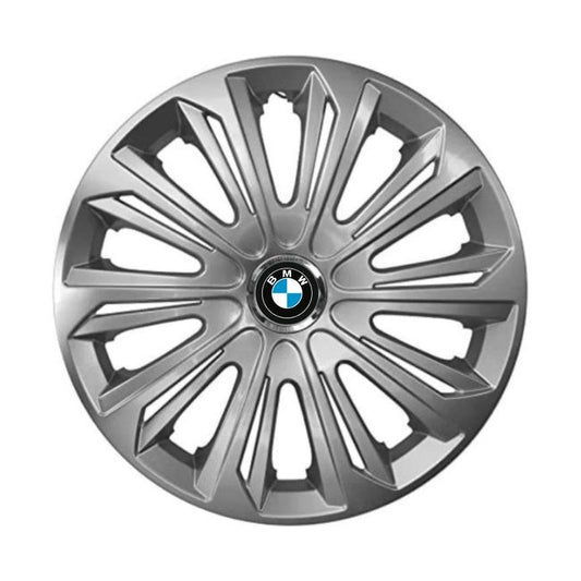 Set 4 capace roti Strong silver varnished R14 Compatibil Cu BMW
