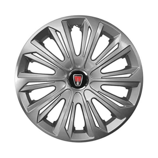 Set 4 capace roti Strong silver varnished R14 Compatibil Cu Range Rover