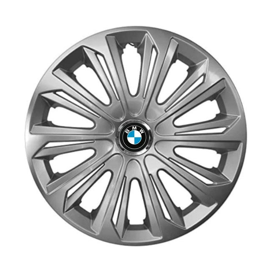 Set 4 capace roti Strong silver varnished R15 Compatibil Cu BMW
