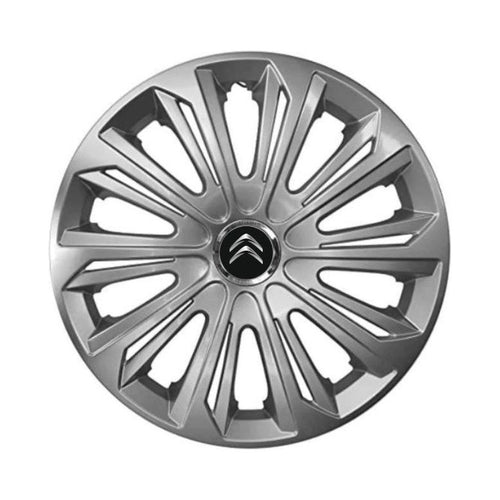 Комплект 4 таса Strong silver varnished R16 Съвместим с Citroen