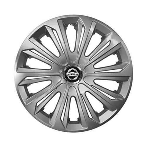 4 db-os dísztárcsa készlet Erős ezüst lakkozású R16 Nissan kompatibilis